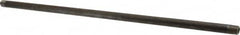 Value Collection - Schedule 80, 1/4" Diam x 18" Long Black Pipe Nipple - Threaded - Strong Tooling