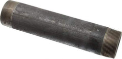 Made in USA - Schedule 80, 2" Diam x 10" Long Black Pipe Nipple - Threaded - Strong Tooling