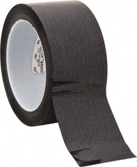 3M - 72 Yds. x 2", Black Polyester Film Tape - 850 Series, 1.9 mil Thick, 28 Lb./Inch Tensile Strength - Strong Tooling