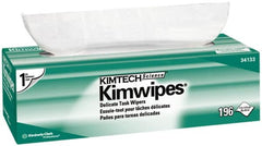 Kimtech - Dry Clean Room/Lab/Critical Task Wipes - Pop-Up, 11-3/4" x 11-3/4" Sheet Size, White - Strong Tooling