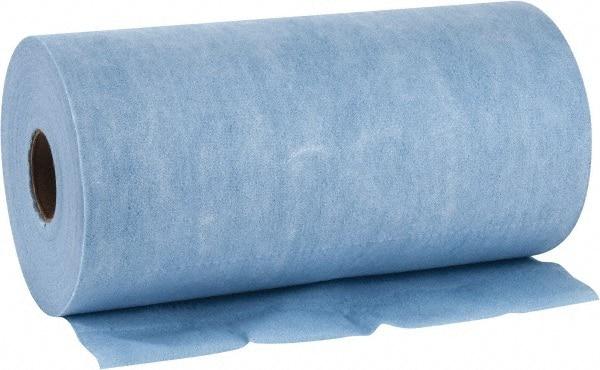 WypAll - X60 Dry Shop Towel/Industrial Wipes - Small Roll, 13-3/8" x 9-3/4" Sheet Size, Blue - Strong Tooling