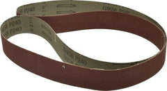 Tru-Maxx - 1-1/2" Wide x 60" OAL, 240 Grit, Aluminum Oxide Abrasive Belt - Aluminum Oxide, Very Fine, Coated - Strong Tooling