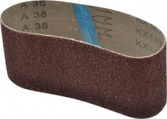 Tru-Maxx - 3" Wide x 18" OAL, 36 Grit, Aluminum Oxide Abrasive Belt - Aluminum Oxide, Very Coarse, Coated - Strong Tooling