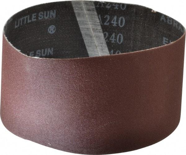 Tru-Maxx - 3" Wide x 18" OAL, 240 Grit, Aluminum Oxide Abrasive Belt - Aluminum Oxide, Very Fine, Coated - Strong Tooling