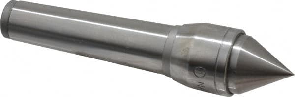 Value Collection - MT3 Taper Shank, 1.27" Head Diam Live Center - 1.1" Point Diam, 0.96" Point Len, 661 Lb Max Workpc, Standard Point - Strong Tooling