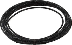 Techflex - Black/White Braided Expandable Cable Sleeve - 10' Coil Length, -103 to 257°F - Strong Tooling