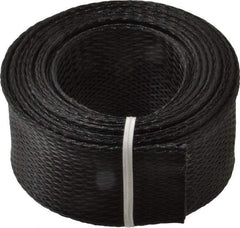 Techflex - Black Braided Expandable Cable Sleeve - 10' Coil Length, -103 to 257°F - Strong Tooling