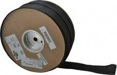 Techflex - Black Braided Expandable Cable Sleeve - 200' Coil Length, -103 to 257°F - Strong Tooling