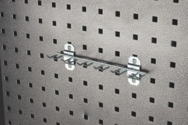 Triton - 1-13/32" Long Multi-Prong Tool/Wrench Holder Pegboard Hook - 1-1/2" Projection, Steel - Strong Tooling