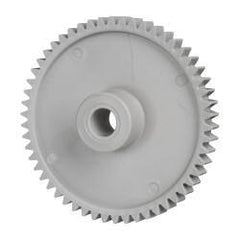 Made in USA - 48 Pitch, 2-1/4" Pitch Diam, 2.333" OD, 54 Tooth Spur Gear - 1/4" Face Width, 5/16" Bore Diam, 43/64" Hub Diam, 20° Pressure Angle, Acetal - Strong Tooling