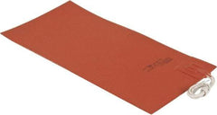 Value Collection - 12" Long x 6" Wide, Rectangular, Silicon Rubber, Standard Heat Blanket - 120 Volt, Plain Back, Use with Metal Containers - Strong Tooling