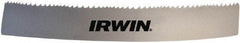 Irwin Blades - 3 to 4 TPI, 13' 6" Long x 1-1/4" Wide x 0.042" Thick, Welded Band Saw Blade - Bi-Metal, Toothed Edge - Strong Tooling