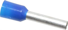 ACI - 14 AWG, Partially Insulated, Crimp Electrical Wire Ferrule - 12mm Long x 2.6mm Diameter Pin, 19mm Overall Length - Strong Tooling