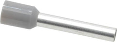 ACI - 12 AWG, Partially Insulated, Crimp Electrical Wire Ferrule - 18mm Long x 3.2mm Diameter Pin, 25-1/2mm Overall Length - Strong Tooling