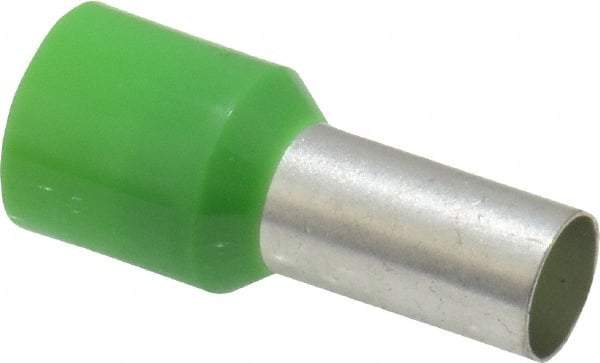 ACI - 6 AWG, Partially Insulated, Crimp Electrical Wire Ferrule - 12mm Long x 6.2mm Diameter Pin, 22.2mm Overall Length - Strong Tooling