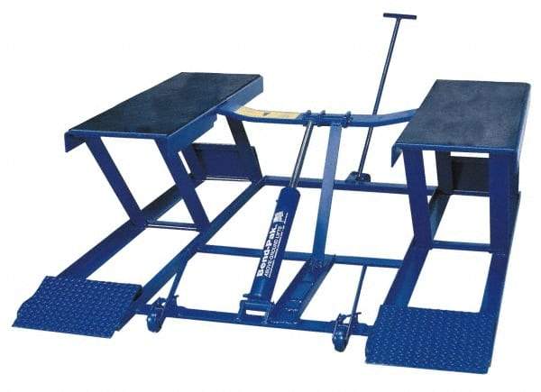 Bend-Pak - 6,000 Lb Portable Low Rise Pad Automotive Lift - 26' Max Height, 110/220 Volt, Steel - Strong Tooling