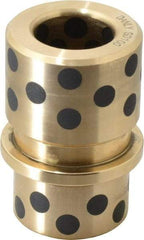 Dayton Lamina - 1" ID x 2-11/16" OAL, Cast Aluminum Bronze, Die & Mold Shoulder Bushing - Shoulder, 1-27/32" Bottom OD, 1-1/2" Top OD, 1-3/4" Under Collar, 1-3/4" Under Collar, 15/16" Above Collar - Strong Tooling