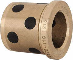 Dayton Lamina - 7/8" ID x 1-3/8" OAL, Aluminum Bronze, Die & Mold Shoulder Bushing - Shoulder, 1-1/4" Bottom OD, 1-1/4" Top OD, 1.43" Collar OD, 1-3/16" Above Collar - Strong Tooling