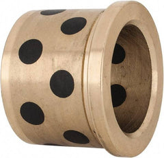 Dayton Lamina - 1-1/4" ID x 1-3/8" OAL, Aluminum Bronze, Die & Mold Shoulder Bushing - Shoulder, 1-5/8" Bottom OD, 1-5/8" Top OD, 1.8" Collar OD, 1-3/16" Above Collar - Strong Tooling