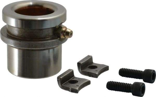 Dayton Lamina - 1" ID x 1-3/4" OAL, Steel, Bronze Plated Die & Mold Shoulder Bushing - Short Shoulder, 1.72" Bottom OD, 1-1/2" Top OD, 1.845" Collar OD, 13/16" Under Collar, 15/16" Above Collar - Strong Tooling