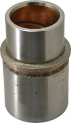 Dayton Lamina - 2" ID x 4-5/8" OAL, Steel, Bronze Plated Die & Mold Shoulder Bushing - Extra Long Shoulder, 2.909" Bottom OD, 2-1/2" Top OD, 3.064" Collar OD, 3" Under Collar, 1-5/8" Above Collar - Strong Tooling