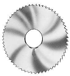 Made in USA - 2-3/4" Diam x 0.023" Blade Thickness x 1" Arbor Hole Diam, 72 Tooth Slitting and Slotting Saw - Arbor Connection, Solid Carbide, Concave Ground - Strong Tooling