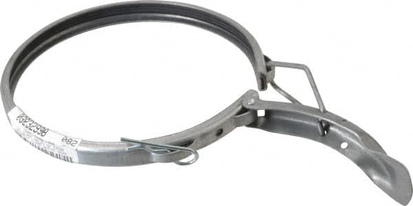 Made in USA - 5" ID Galvanized Duct Clamp with PVC Seal - Strong Tooling