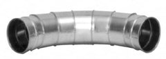 Made in USA - 8" ID Galvanized Duct Fitting - 18-1/4" Long, 24 Gage - Strong Tooling