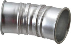 Made in USA - 4" ID Galvanized Duct 30° Elbow - 5.8" Long, 22 Gage - Strong Tooling