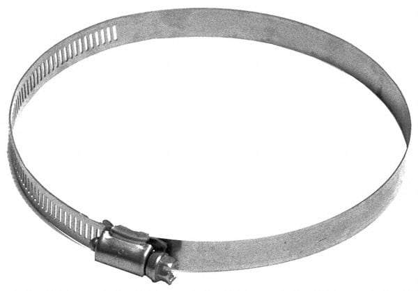 Made in USA - 5-1/2" ID Stainless Steel Duct Hose Clamp - 1/2" Long - Strong Tooling