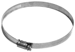 Made in USA - 5-1/2" ID Stainless Steel Duct Hose Clamp - 1/2" Long - Strong Tooling