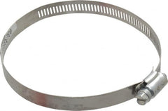 Made in USA - 4-1/2" ID Stainless Steel Duct Hose Clamp - 1/2" Long - Strong Tooling