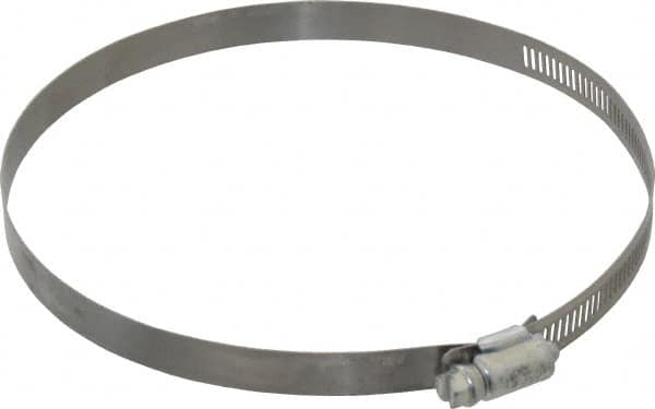 Made in USA - 6-1/2" ID Stainless Steel Duct Hose Clamp - 1/2" Long - Strong Tooling