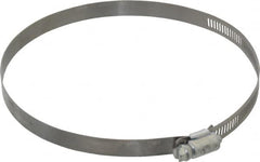 Made in USA - 6-1/2" ID Stainless Steel Duct Hose Clamp - 1/2" Long - Strong Tooling