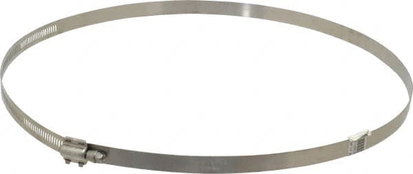 Made in USA - 10-1/2" ID Stainless Steel Duct Hose Clamp - 1/2" Long - Strong Tooling