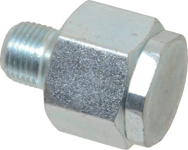 LDI Industries - 1/8 Thread, Steel, Zinc Plated, Filter Vent - 1-1/16" High, 3/4" Hex Flats Diam - Strong Tooling