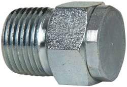 LDI Industries - 3/8 Thread, Steel, Zinc Plated, Filter Vent - 1-1/32" High, 3/4" Hex Flats Diam - Strong Tooling