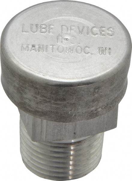 LDI Industries - 3/8 Thread, Aluminum, Protected Vent - 1-1/4" High, 1" Hex Flats Diam - Strong Tooling