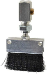 LDI Industries - 2-1/4" Long Brush, 2-1/4" Width/Diam, PTF Thread Oil Reservoir Lubrication Brushes - 1-5/32" Bristle Length, 250°F, 3" Length Under Mounting Thread, Straight Shank - Strong Tooling