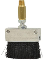 LDI Industries - 2-1/4" Long Brush, 2-1/4" Width/Diam, PTF Thread Oil Reservoir Lubrication Brushes - 1-5/32" Bristle Length, 250°F, 2-3/8" Length Under Mounting Thread, Straight Shank - Strong Tooling