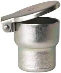 Gits - Steel, Zinc Plated, Shoulder Drive One Piece, Straight Oil Hole Cover - 1.003-1.005" Drive Diam, 1" Drive-In Hole Diam, 19/32" Drive Length, 1-5/16" Overall Height - Strong Tooling