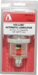 Alemite - 1.22 Ounce Reservoir Capacity, 1/8 NPTF Thread, Steel, Spring-Loaded, Grease Cup and Lubricator - -40 to 65.56°C Operating Temp, 0.15 to 0.24 Bar Operating Pressure - Strong Tooling