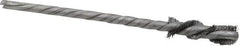 Osborn - 1/4" Diam Helical Steel Tube Brush - 0.005" Filament Diam, 1" Brush Length, 3-1/2" OAL, 1/8" Diam Shank - Strong Tooling