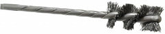 Osborn - 1/2" Diam Helical Steel Tube Brush - 0.008" Filament Diam, 1" Brush Length, 3-1/2" OAL, 1/8" Diam Shank - Strong Tooling