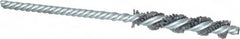 Osborn - 3/8" Diam Helical Nylon Tube Brush - 2" Brush Length, 5" OAL, 0.187" Diam Shank - Strong Tooling