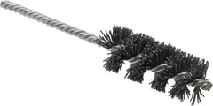 Osborn - 1" Diam Helical Nylon Tube Brush - 2-1/2" Brush Length, 5-1/2" OAL, 0.208" Diam Shank - Strong Tooling