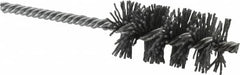 Osborn - 1-1/4" Diam Helical Nylon Tube Brush - 2-1/2" Brush Length, 5-1/2" OAL, 1/4" Diam Shank - Strong Tooling