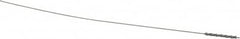 Osborn - 0.05" Diam Helical Nylon Tube Brush - 1/2" Brush Length, 4" OAL, 0.023" Diam Shank - Strong Tooling