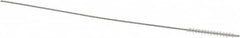 Osborn - 0.075" Diam Helical Nylon Tube Brush - 3/4" Brush Length, 4" OAL, 0.031" Diam Shank - Strong Tooling