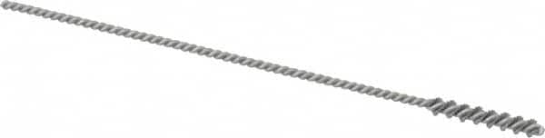 Osborn - 0.165" Diam Helical Nylon Tube Brush - 1" Brush Length, 5" OAL, 0.093" Diam Shank - Strong Tooling